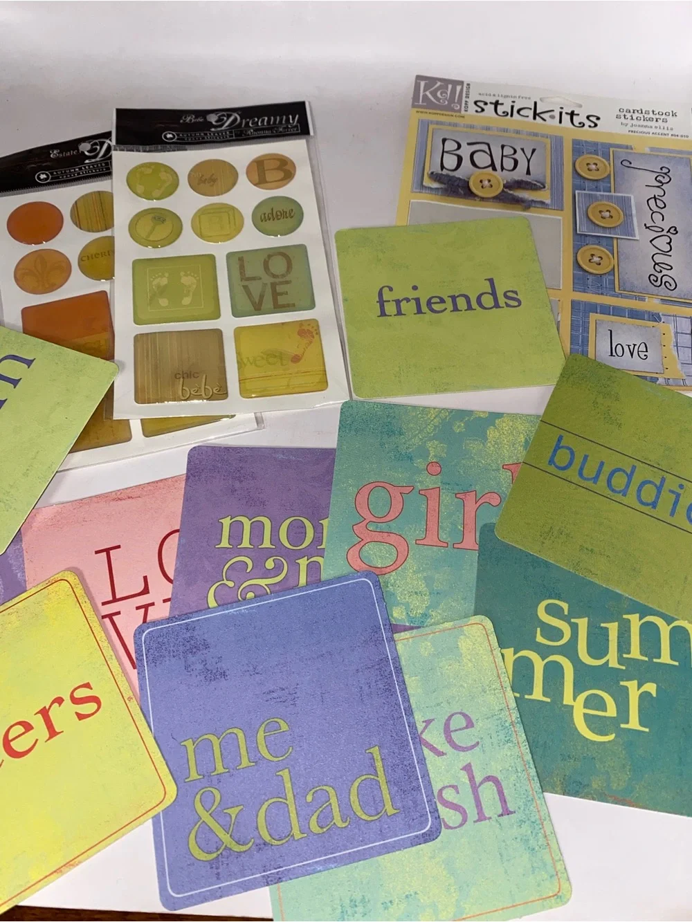 Large Bundle of Scrapbooking Supplies